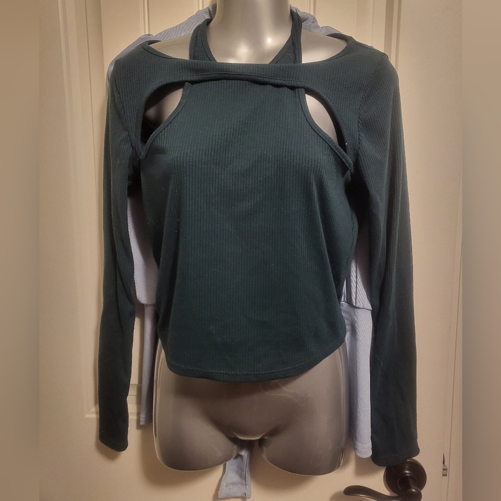 Lush, L ( I would say size 4-8), emerald green